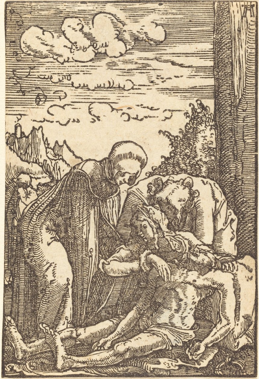 Oplakávání Krista od Albrecht Altdorfer