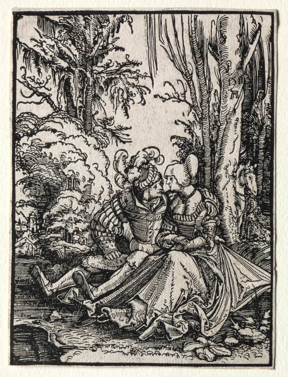 Milenci od Albrecht Altdorfer