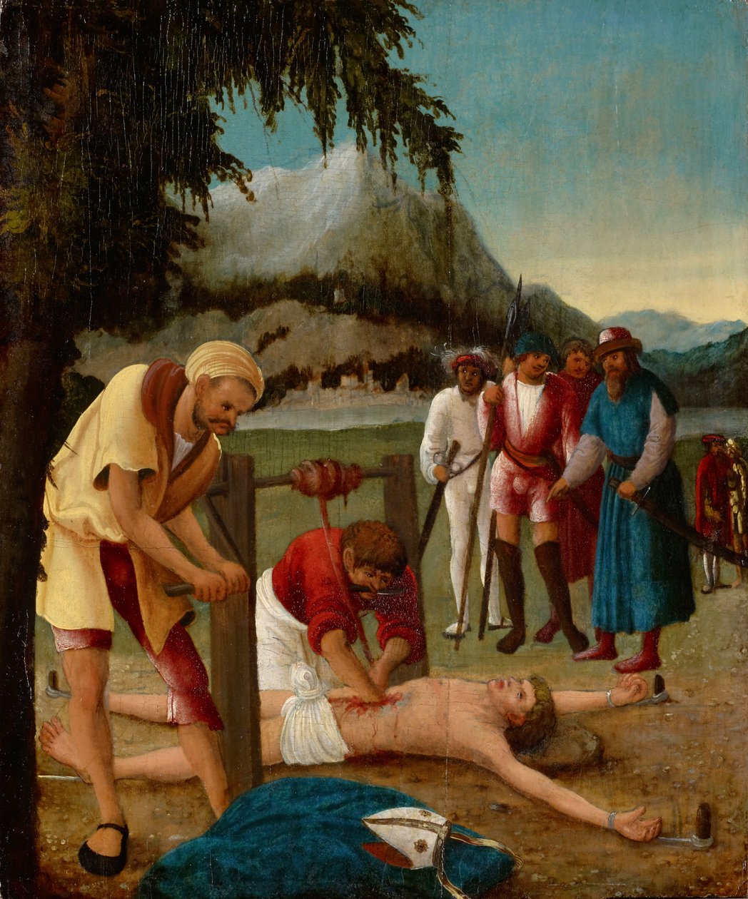 Umučení svatého Erasma, 1518-20 od Albrecht Altdorfer