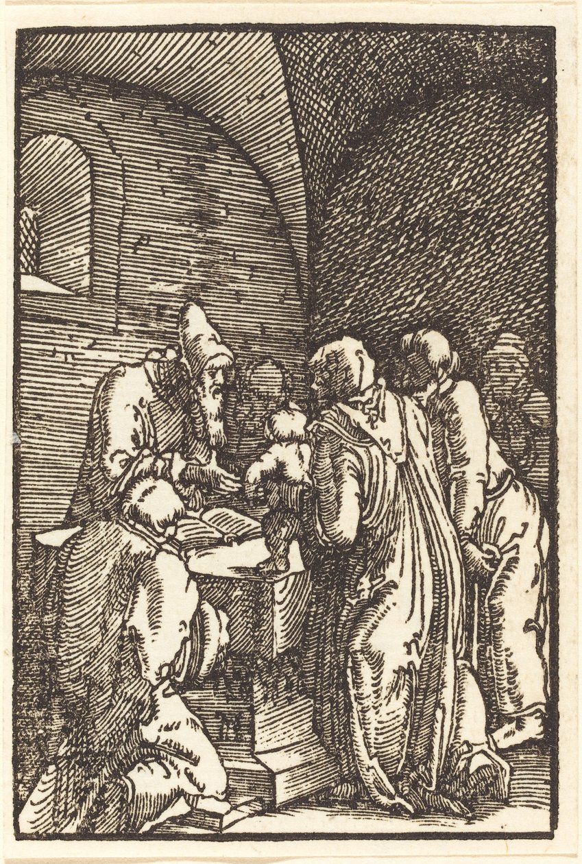 Představení Krista v chrámu od Albrecht Altdorfer