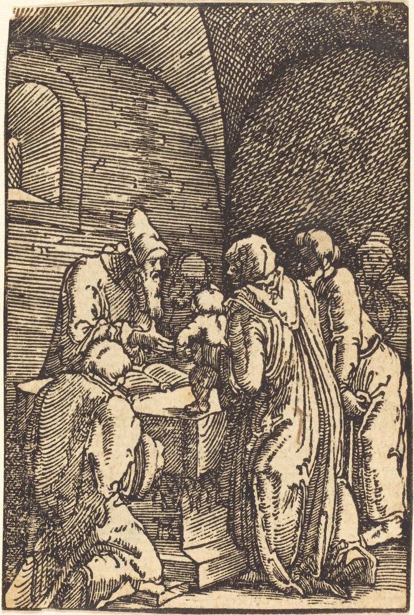 Představení Krista v chrámu od Albrecht Altdorfer