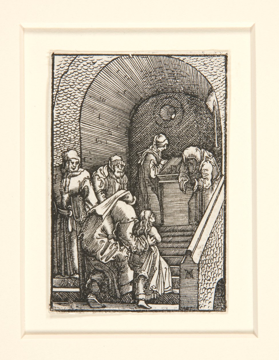 Uvedení Panny Marie z pádu a vykoupení člověka od Albrecht Altdorfer
