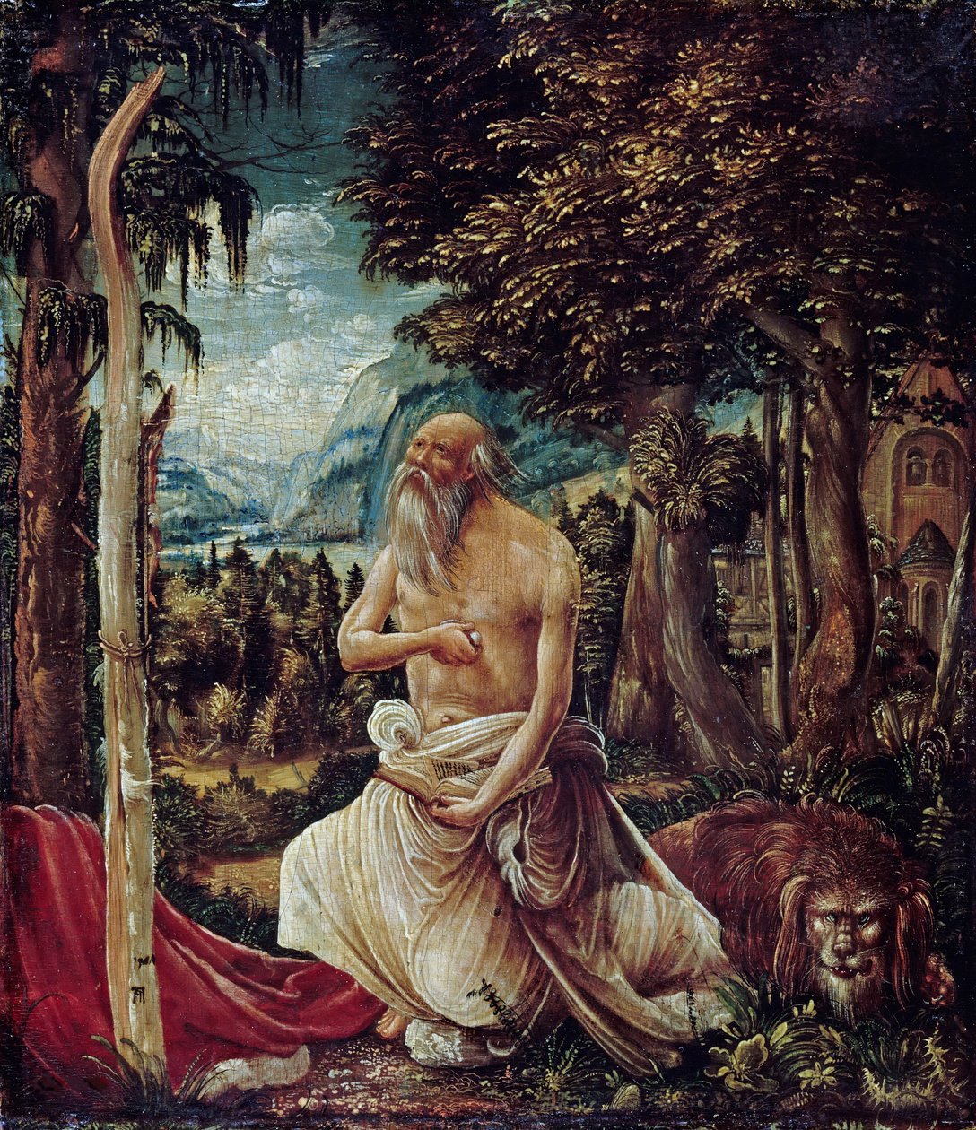 Kající svatý Jeroným, 1507 od Albrecht Altdorfer
