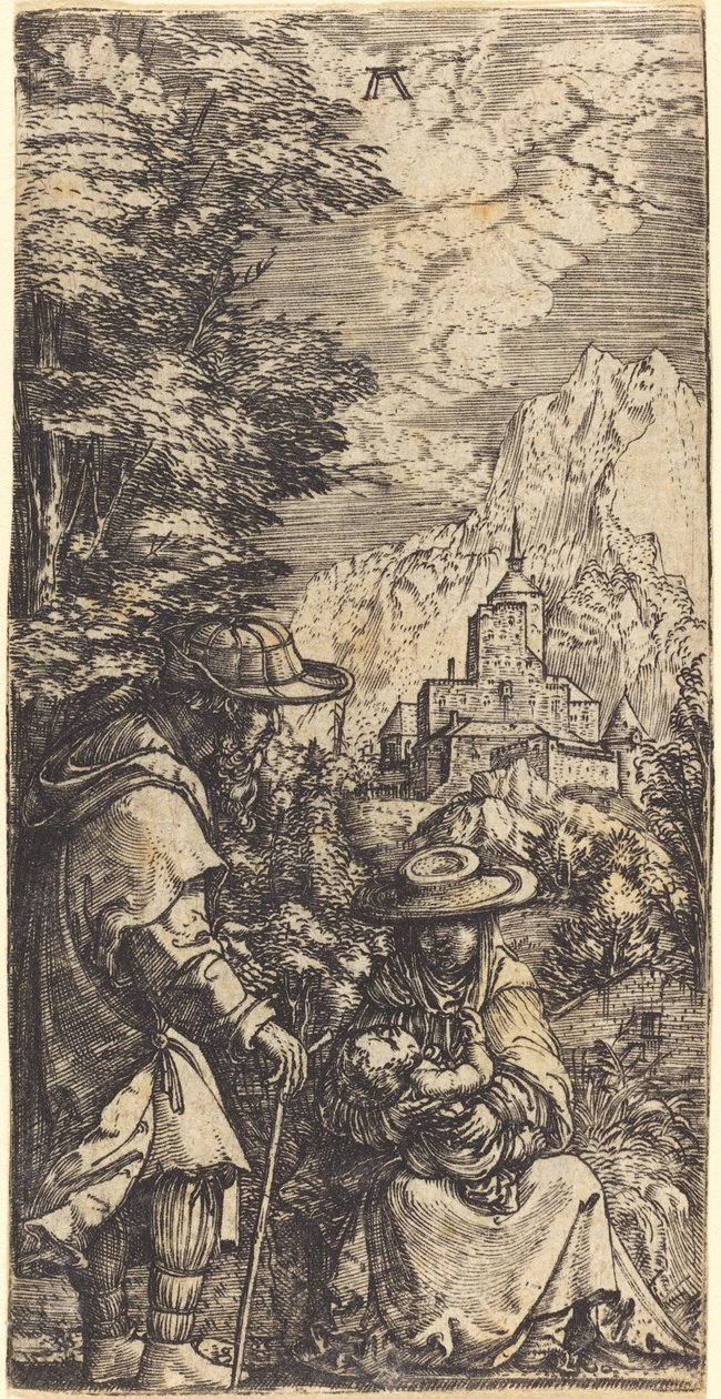Zbytek na útěku do Egypta od Albrecht Altdorfer