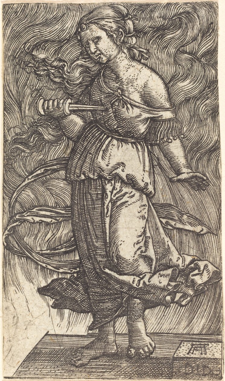 Sebevražda Dido od Albrecht Altdorfer