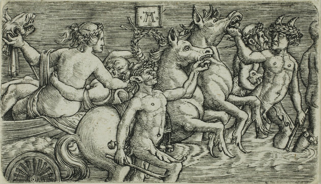 Triumf mořských bohů od Albrecht Altdorfer