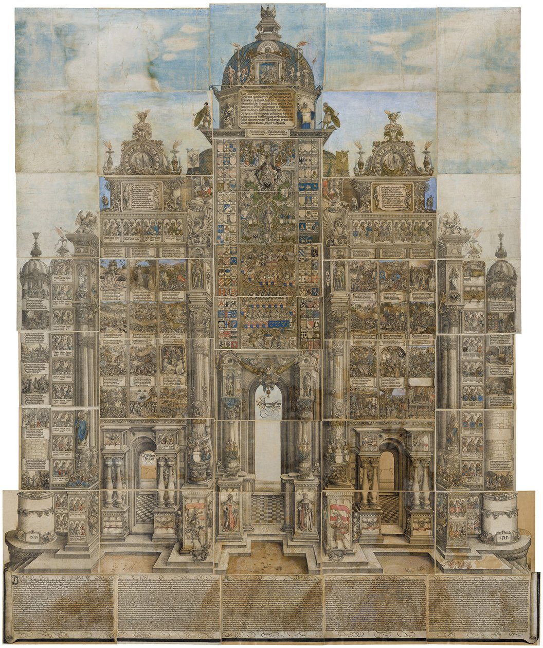 Vítězný oblouk císaře Maxmiliána I od Albrecht Altdorfer