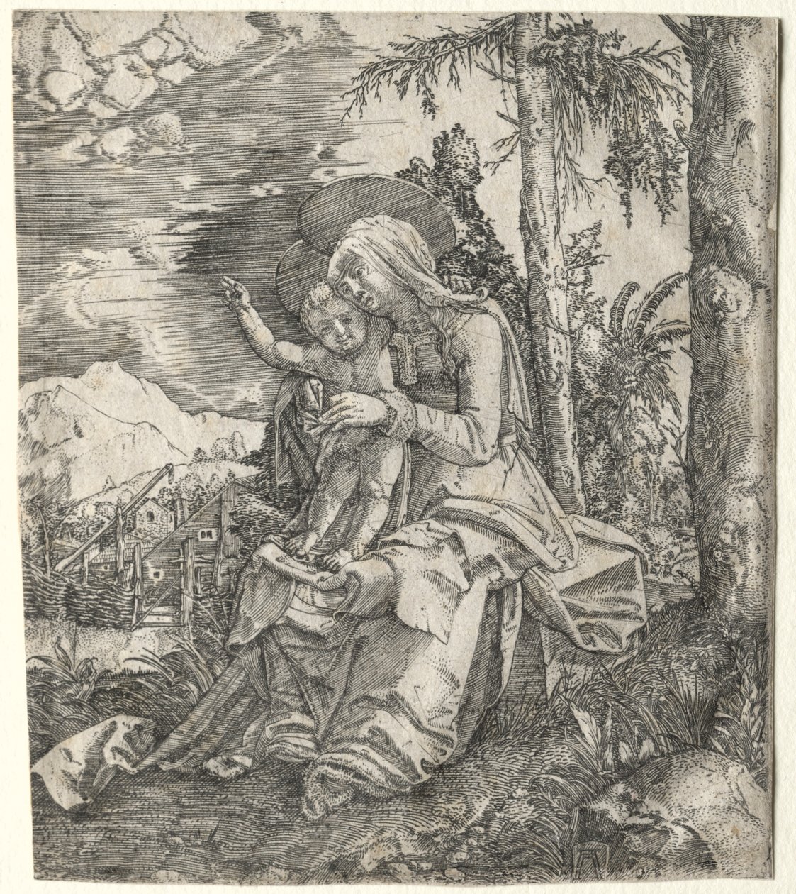 Panna v krajině, c. 1515. od Albrecht Altdorfer