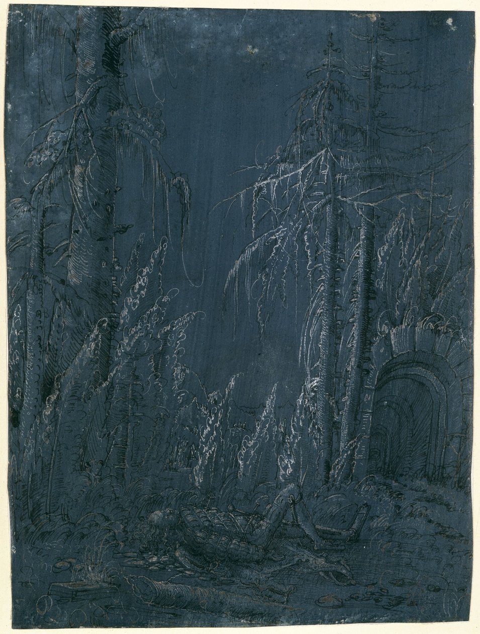 Mrtvý Pyramus od Albrecht Altdorfer