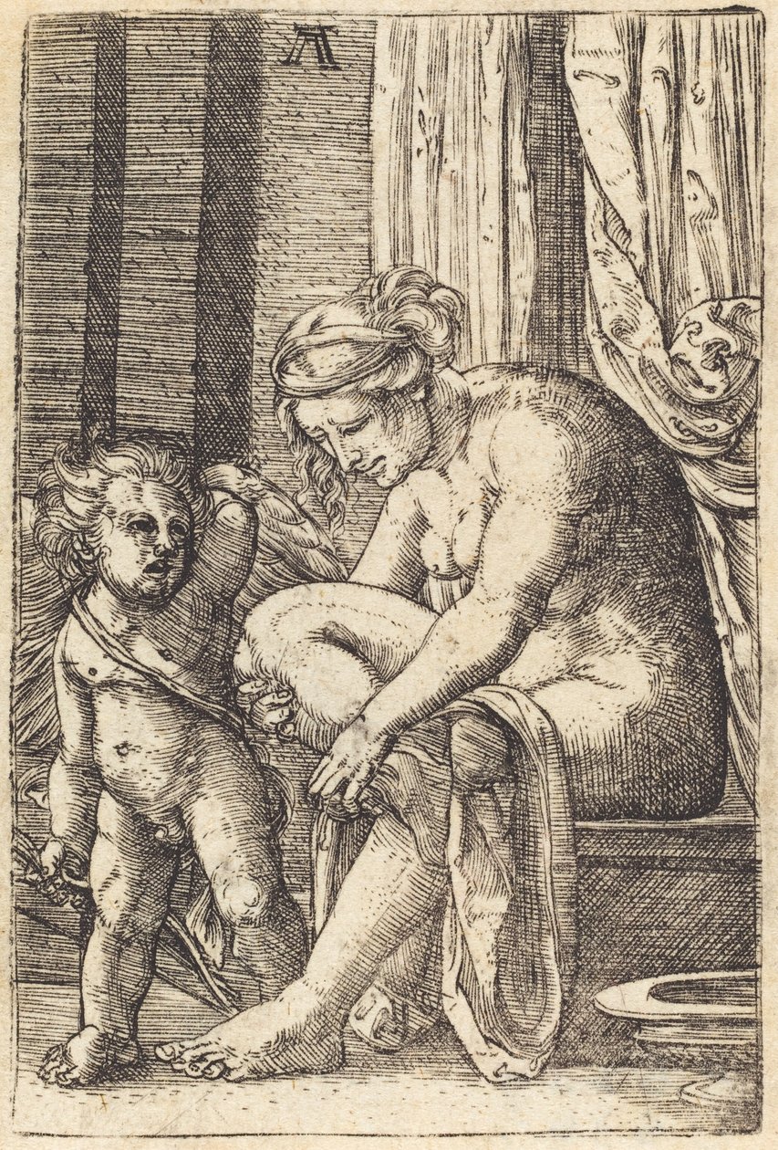 Venuše po koupeli od Albrecht Altdorfer