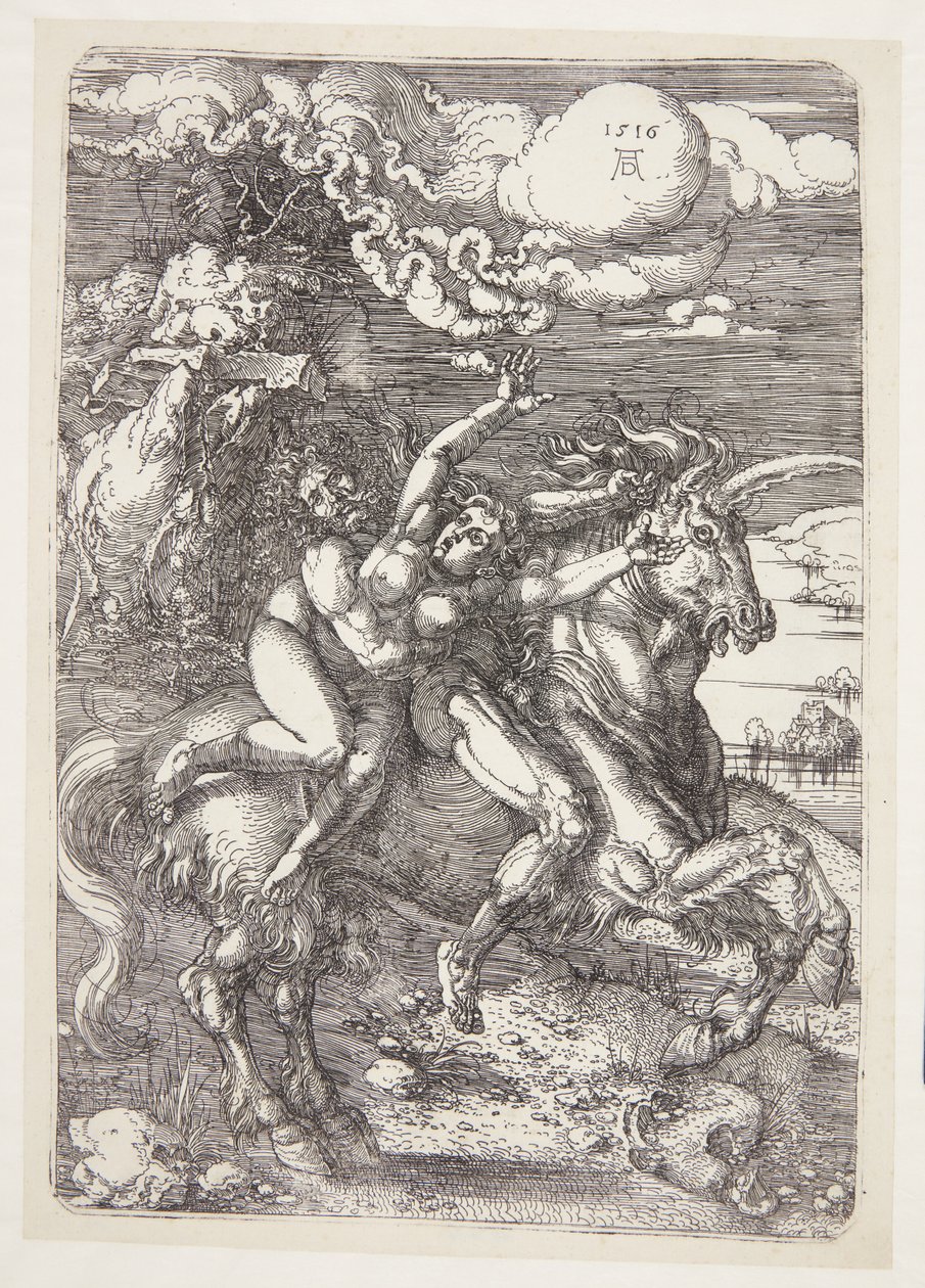 Únos na jednorožce od Albrecht Dürer