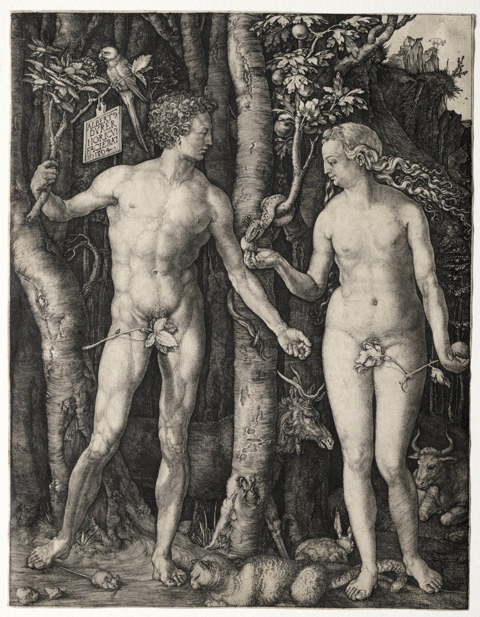 Adam a Eva od Albrecht Dürer