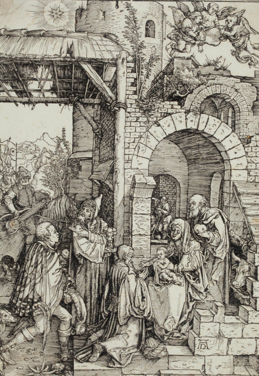 Klanění tří králů od Albrecht Dürer