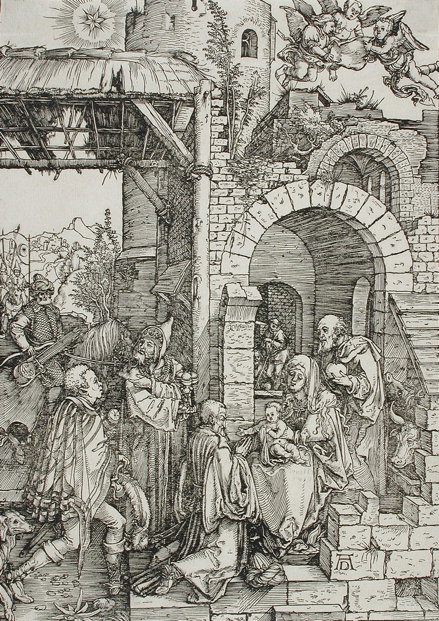 Klanění tří králů od Albrecht Dürer