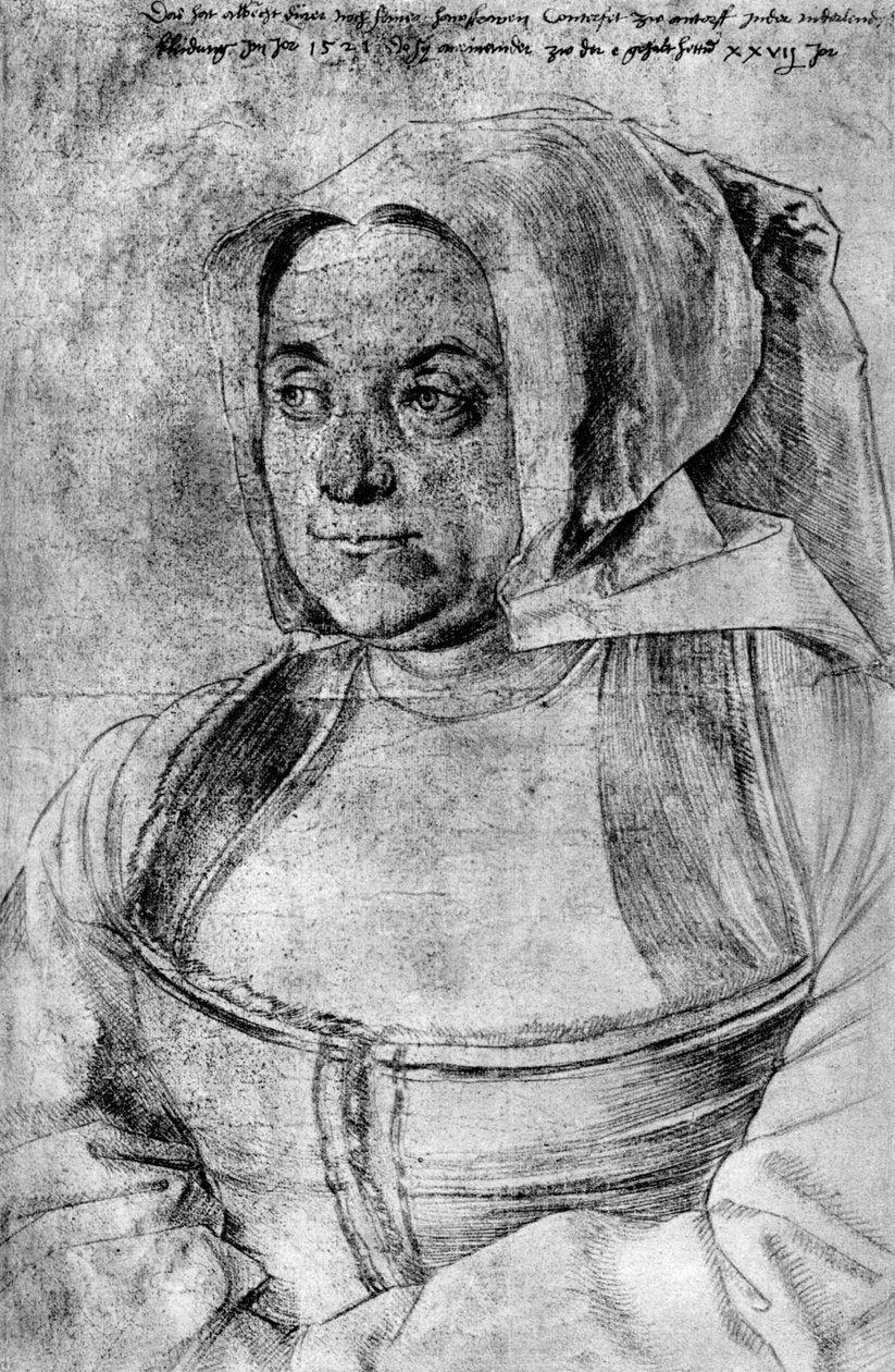 Agnes Durerová, 1521, 1936 od Albrecht Dürer