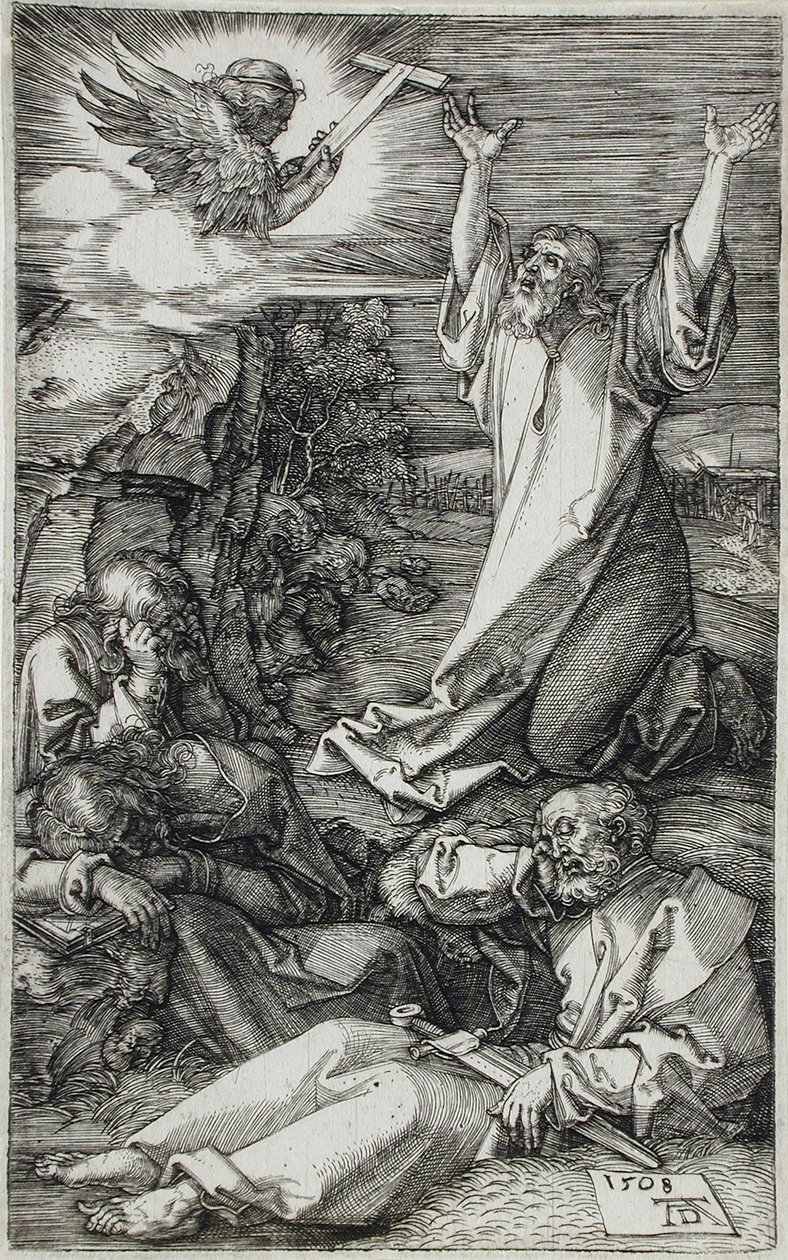 Kristus na hoře Olivetské od Albrecht Dürer