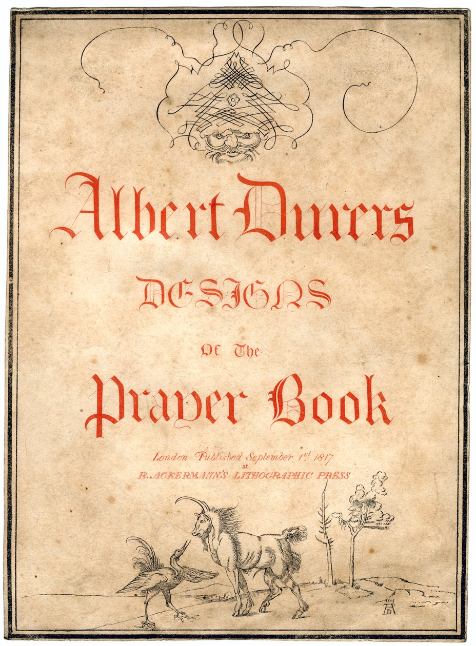 Albert Dürers Designs for the Prayer Book, 1817. od Albrecht Dürer