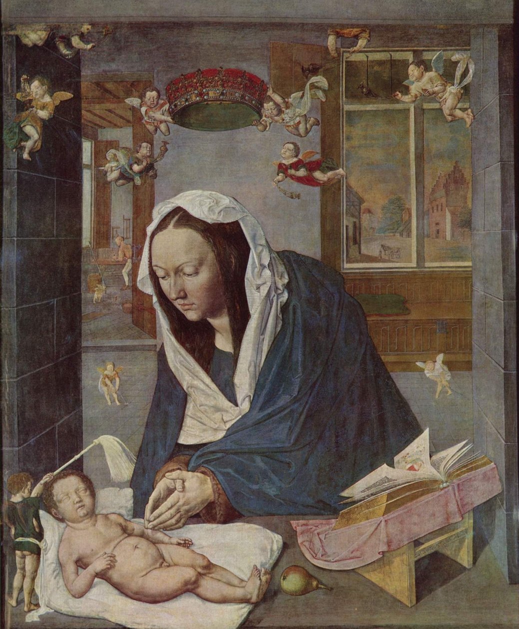 Albrecht Dürer Střední deskový mariánský oltář od Albrecht Dürer