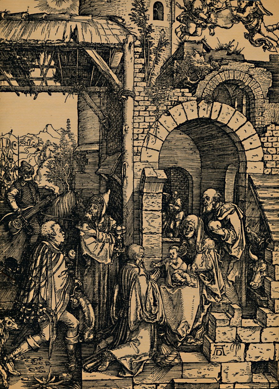 Klanění králů, Klanění králů, 1503-1504. od Albrecht Dürer