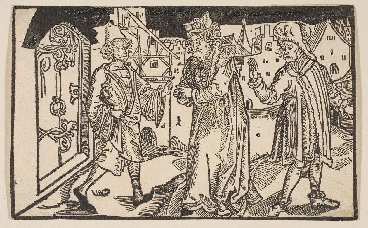 Andria, z komedie Terence, dotisk z 19. století.n.d. od Albrecht Dürer