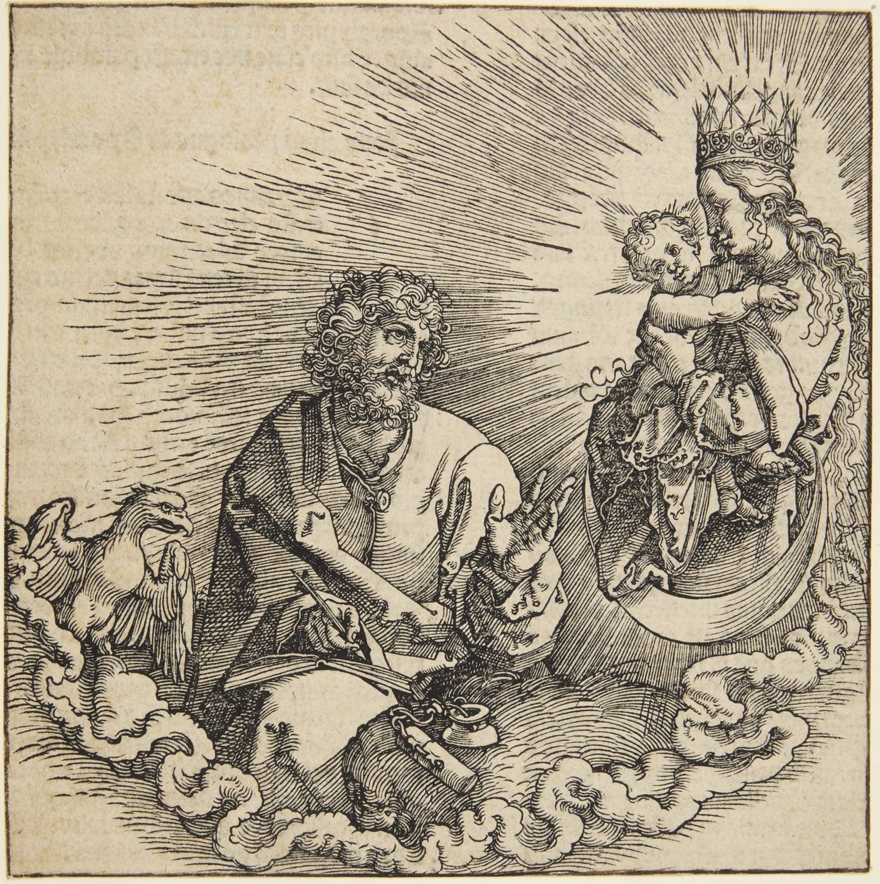 Apokalypsa svatého Jana (titulní strana) od Albrecht Dürer