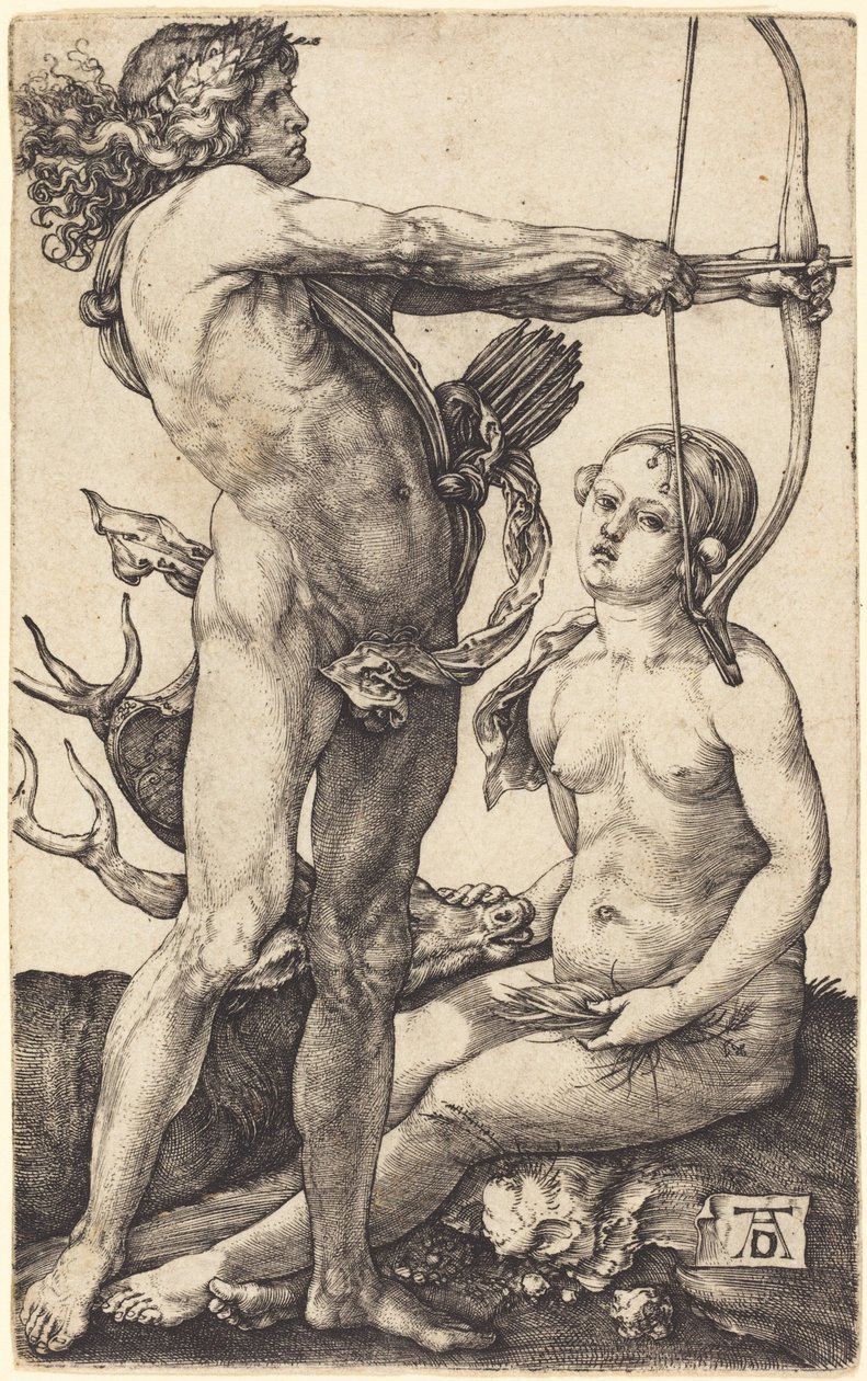 Apollo a Diana od Albrecht Dürer