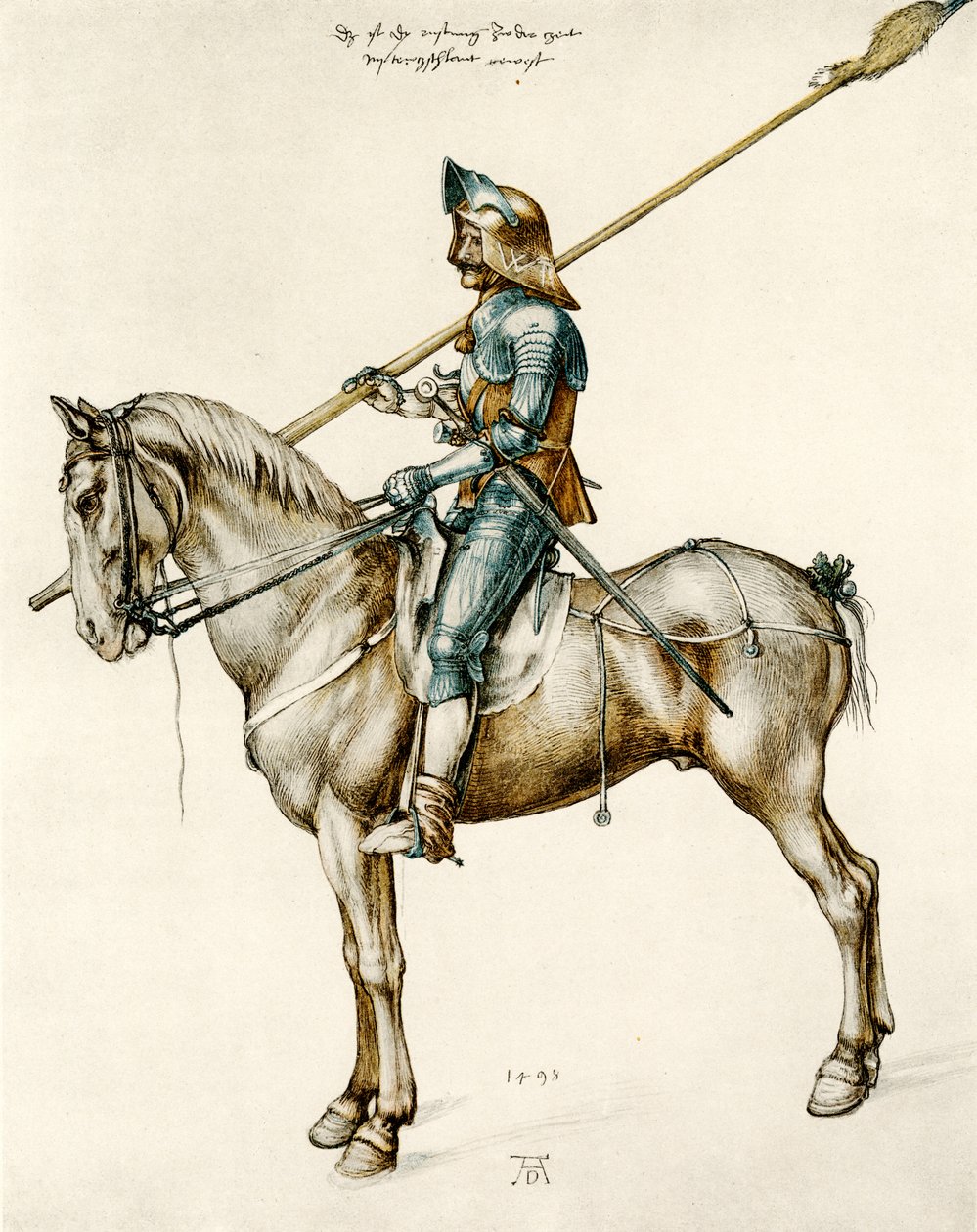 Brnění německého rytíře od Albrecht Dürer