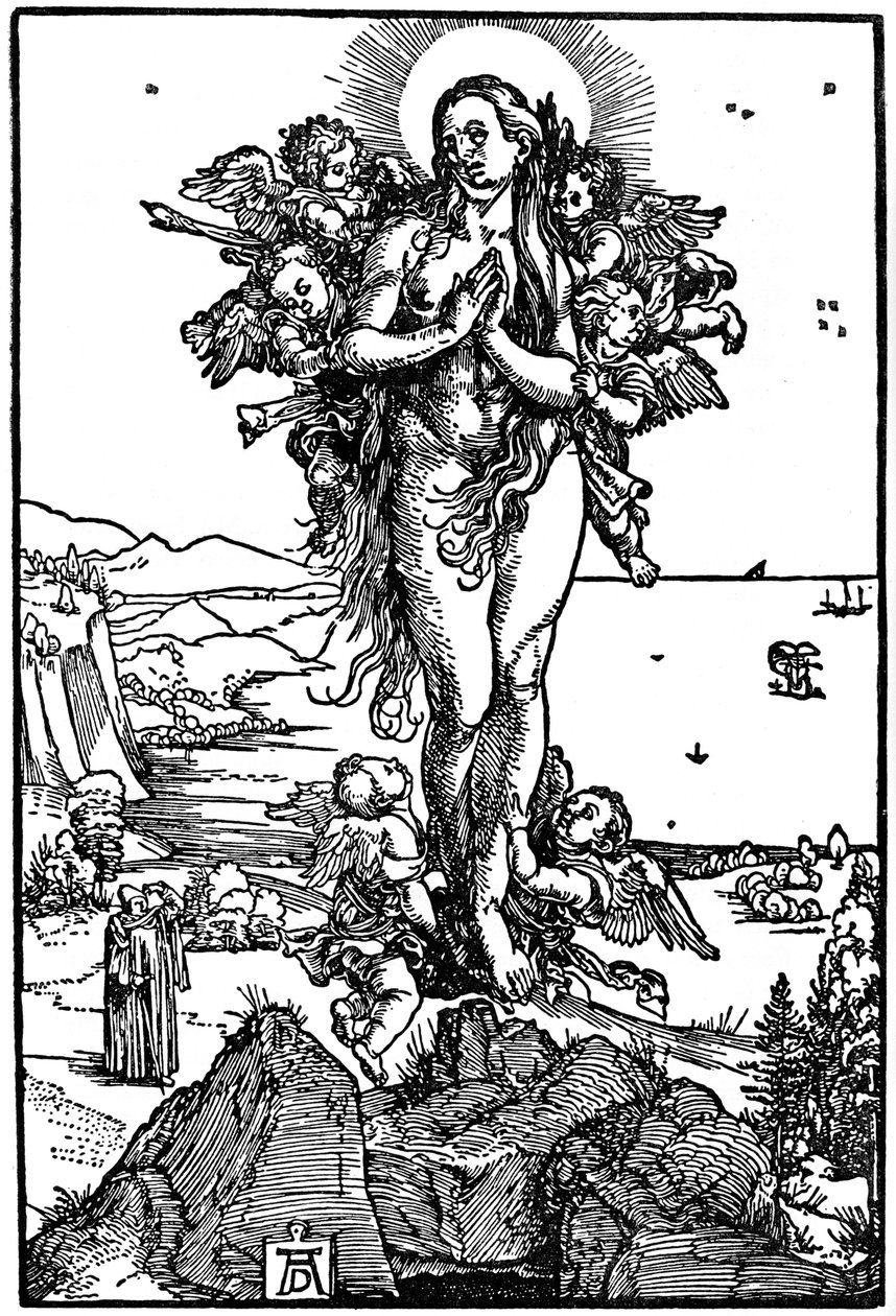 Nanebevstoupení Marie Magdaleny, 1507-1510, 1936 od Albrecht Dürer