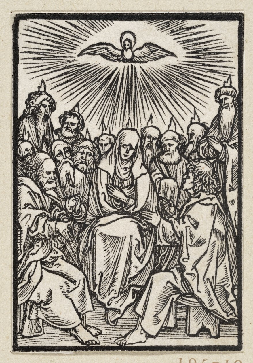 Seslání Ducha svatého (63 náboženských scén) od Albrecht Dürer