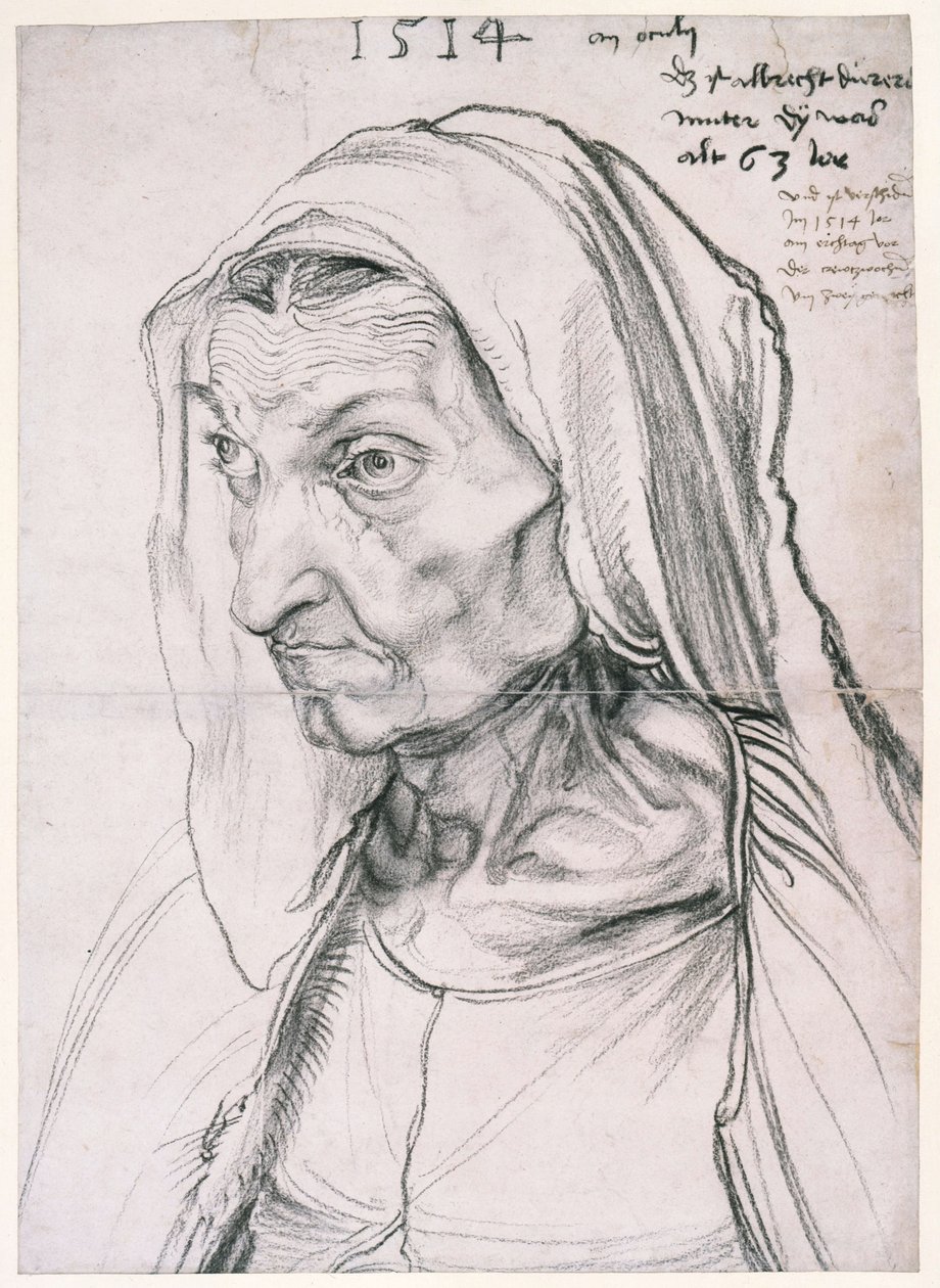 Barbara Dürer, rozená Holperová / Barbara Dürer, matka umělce od Albrecht Dürer