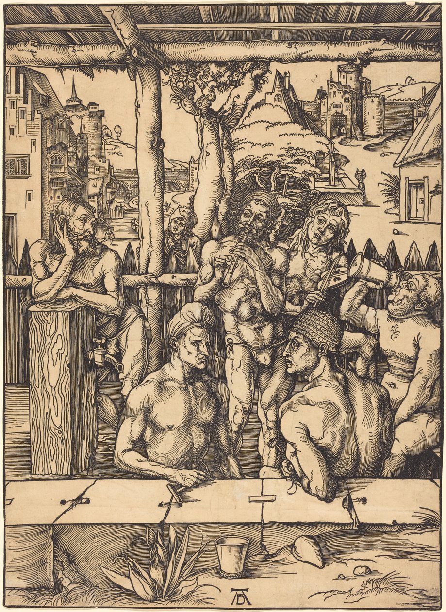 Pánská lázeň od Albrecht Dürer