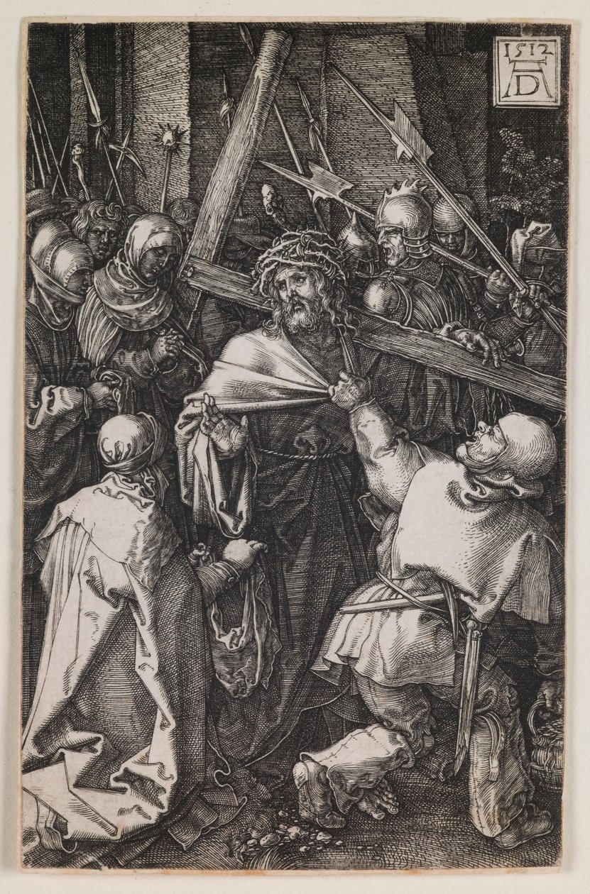 Nesení kříže, ze série „Vyryté umučení“ od Albrecht Dürer