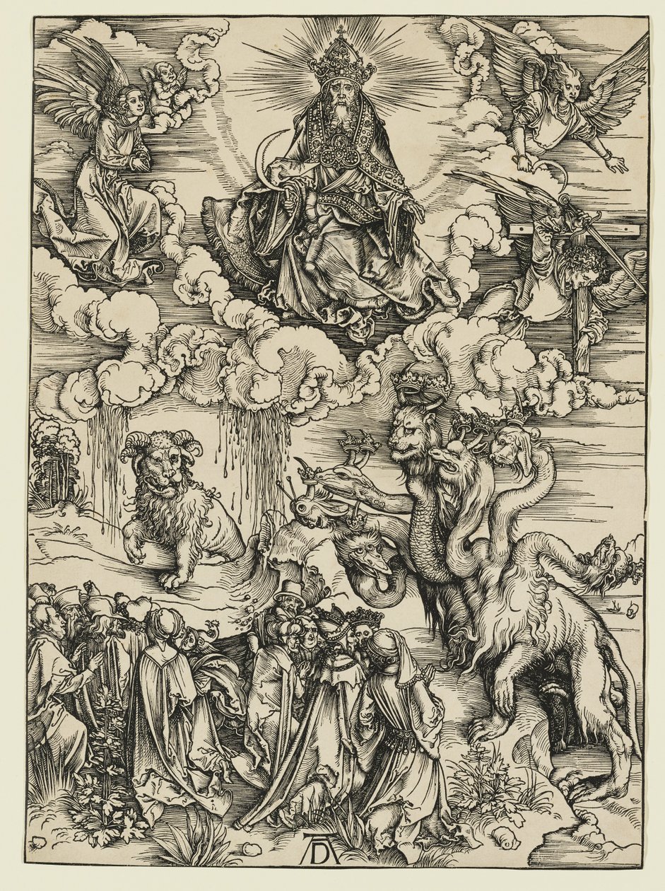 Šelma se dvěma rohy jako beránek od Albrecht Dürer