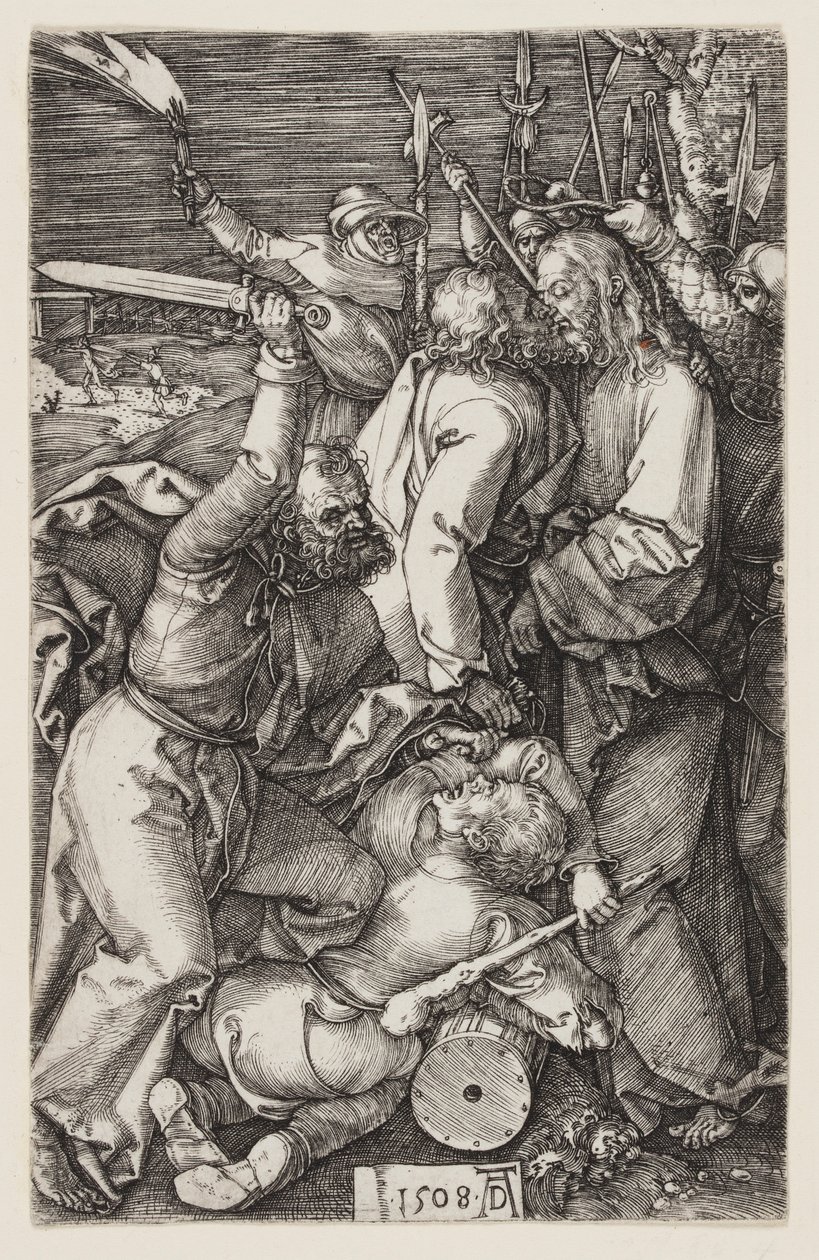 Zrada Krista, z Vyrytého umučení od Albrecht Dürer