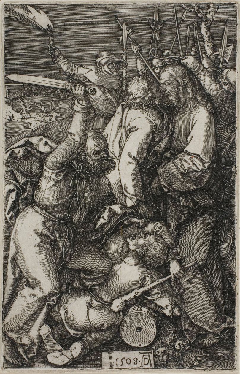 Zrada Krista, z Vyrytého umučení od Albrecht Dürer