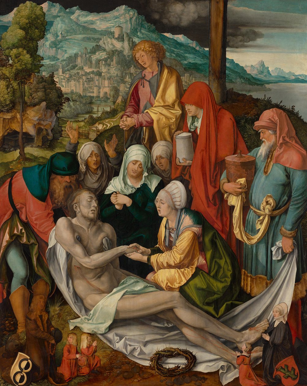 Oplakávání Krista („Glimscheho oplakávání“) od Albrecht Dürer