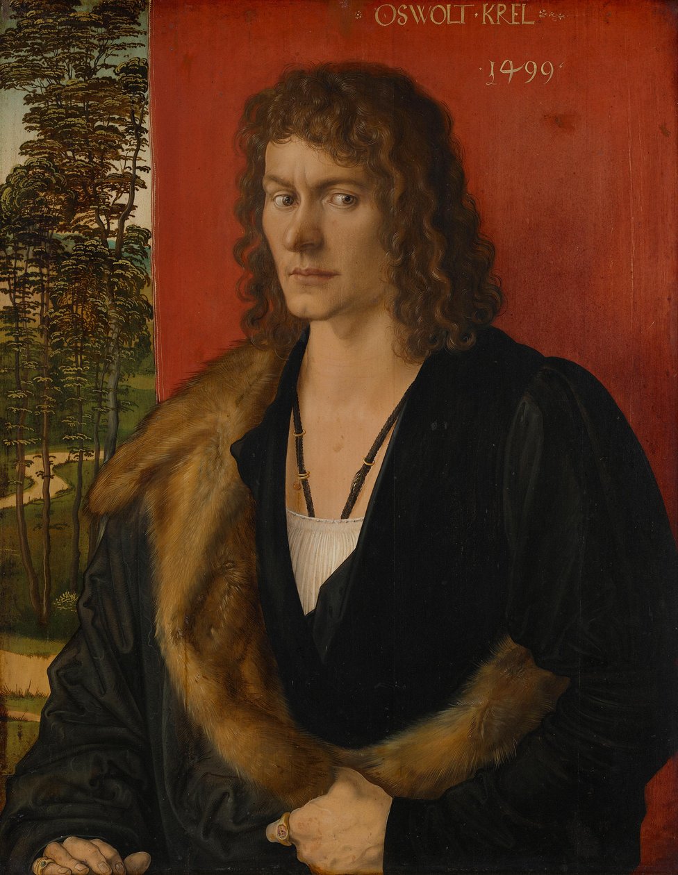 Obrazový triptych Oswolta Krela, střední část: Oswolt Krel od Albrecht Dürer