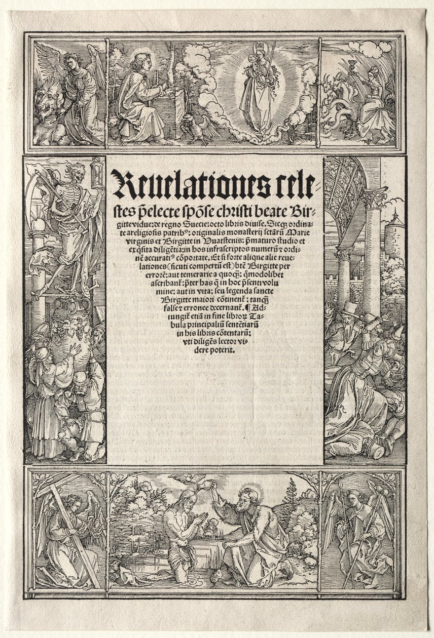 Hranice - s Křtem Krista. od Albrecht Dürer