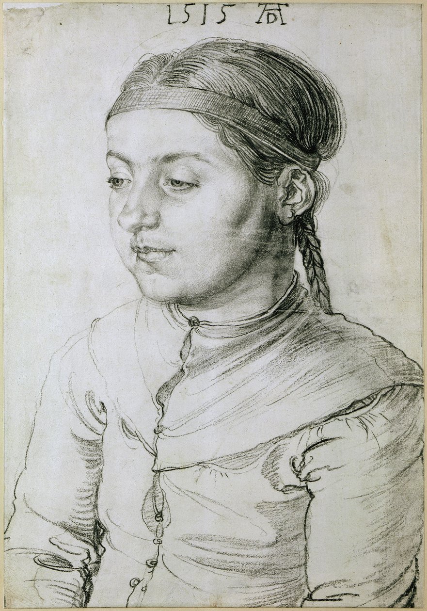Portrét mladé dívky od Albrecht Dürer