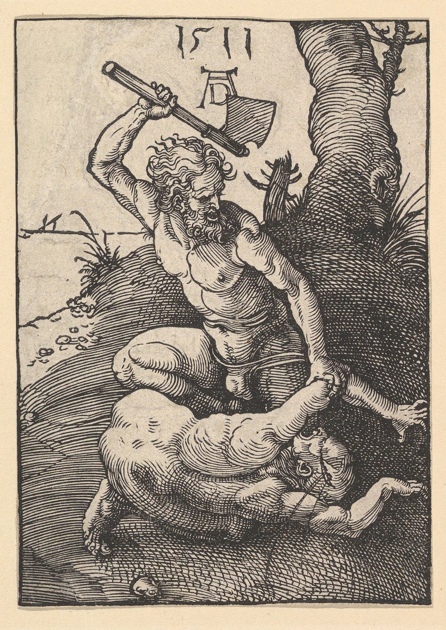 Kain zabíjí Ábela, 1511. od Albrecht Dürer