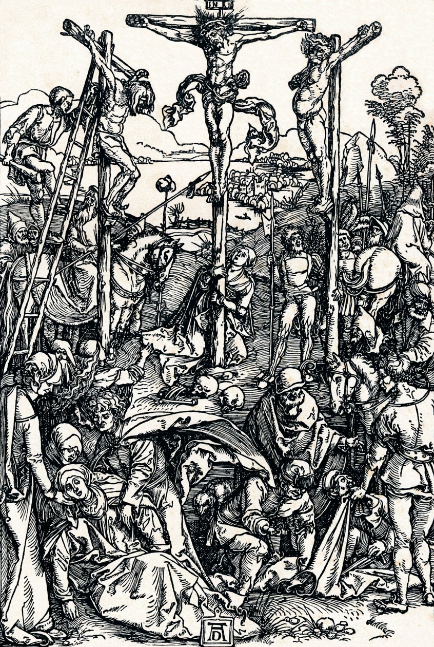 Kalvárie se třemi kříži, 1504 1906 od Albrecht Dürer