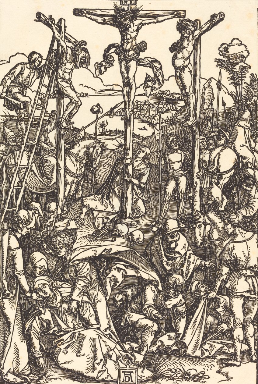 Kalvárie se třemi kříži, c. 15041505. od Albrecht Dürer