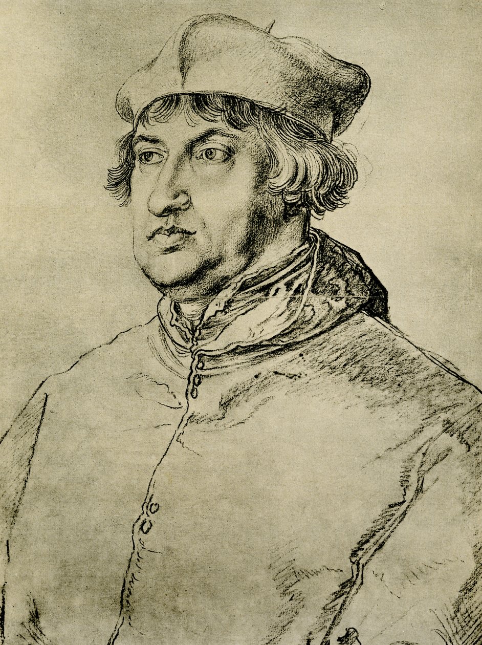 Kardinál Albrecht Braniborský od Albrecht Dürer