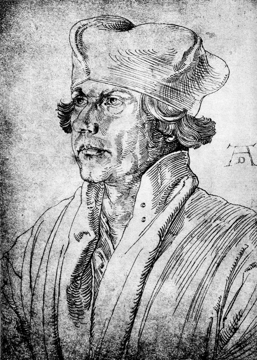 Kardinál Lang von Wellenburg, 1522, 1936 od Albrecht Dürer