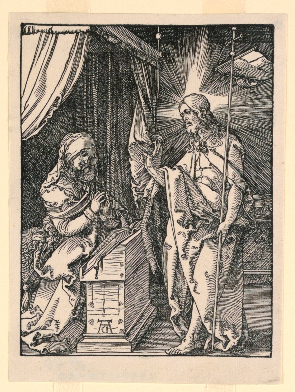 Kristus se zjevuje své matce od Albrecht Dürer