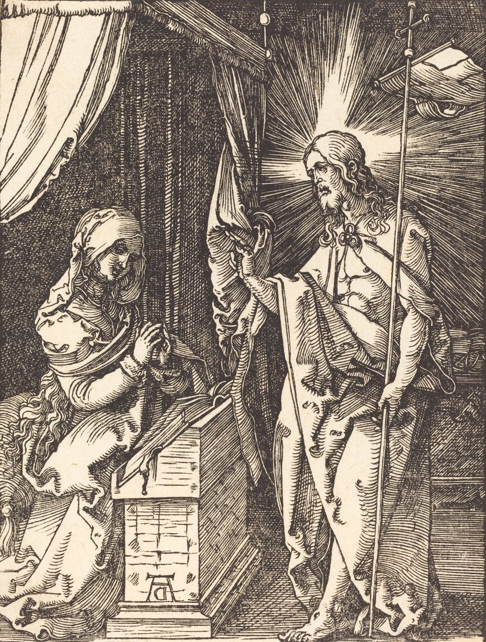 Kristus se zjevil své matce, pravděpodobně c. 15091510. od Albrecht Dürer