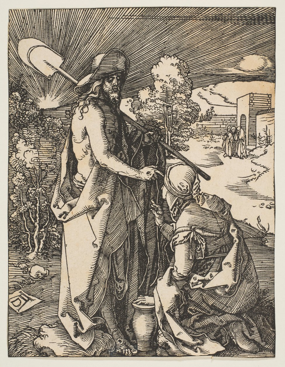 Kristus se zjevuje Marii Magdaleně, z Malých pašijí, ca. 1510. od Albrecht Dürer