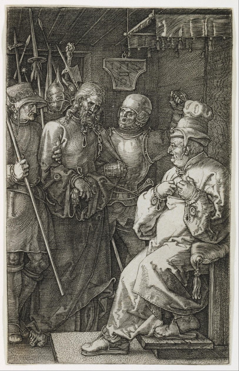 Kristus před Kaifášem od Albrecht Dürer