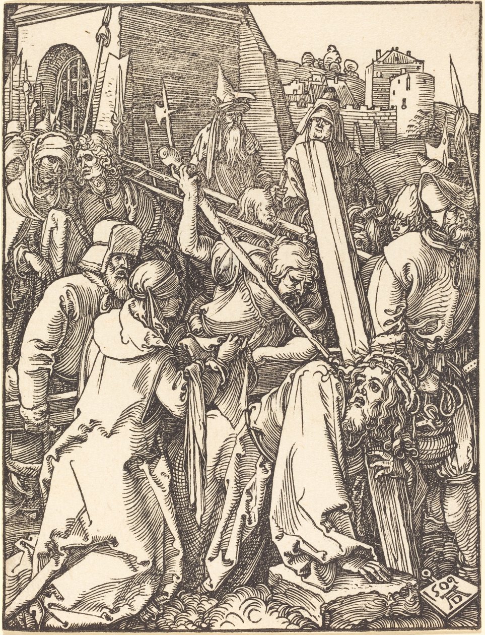 Kristus nesoucí kříž od Albrecht Dürer