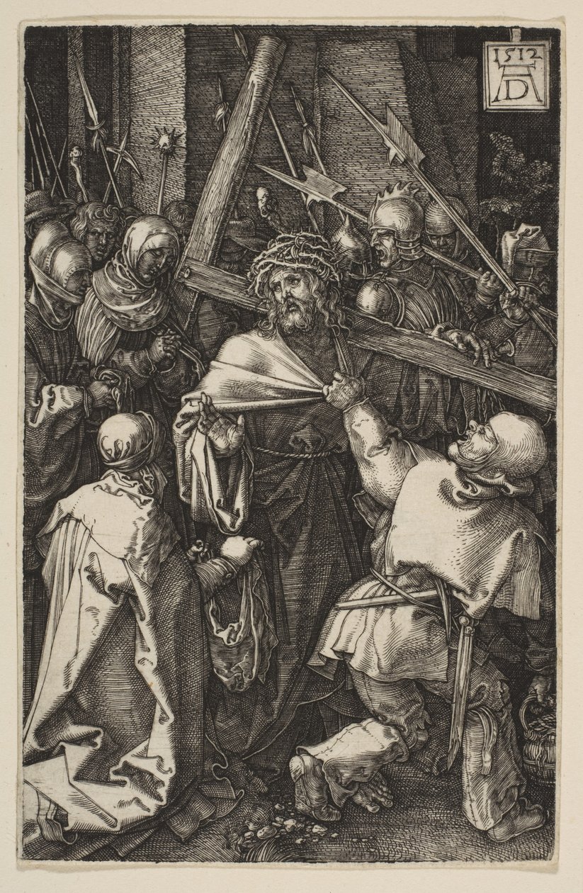 Kristus nesoucí kříž, z „Umučení“ od Albrecht Dürer